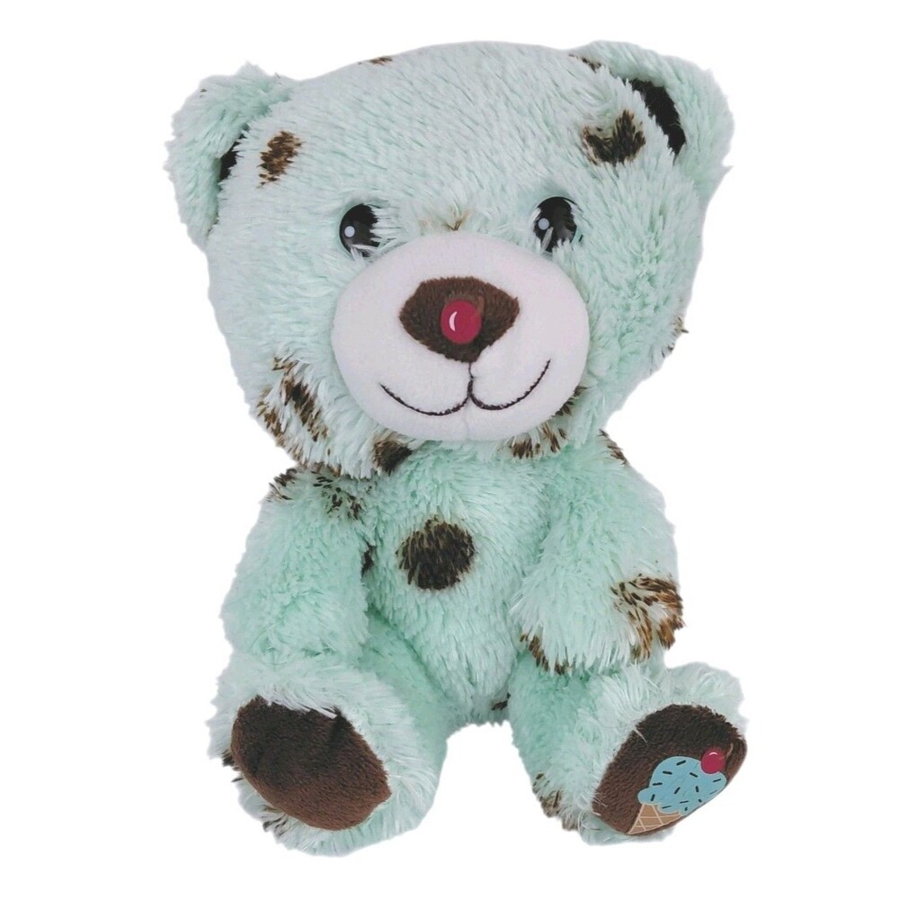 Build a Bear Smallfry Mint Chip Bear Ice Cream Plush